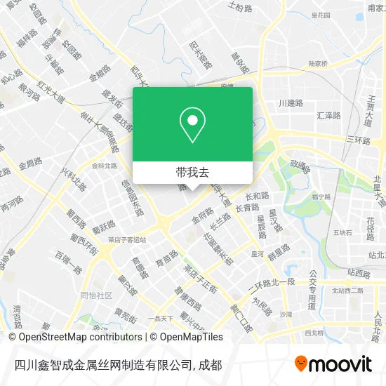 四川鑫智成金属丝网制造有限公司地图