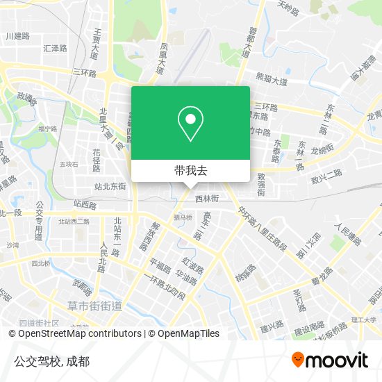 公交驾校地图