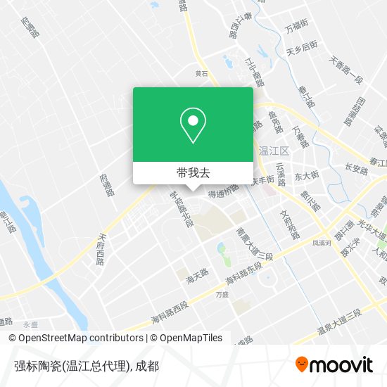 强标陶瓷(温江总代理)地图