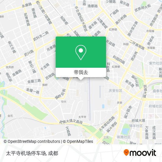 太平寺机场停车场地图