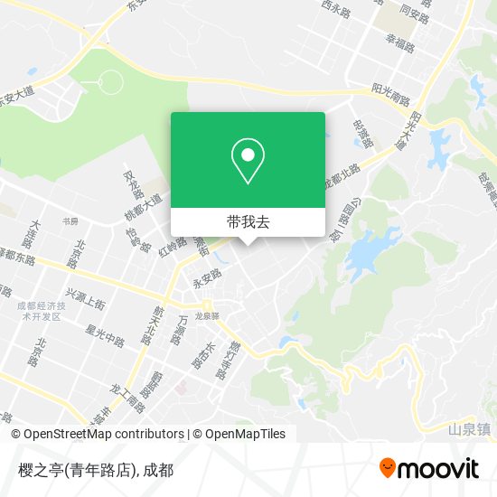 樱之亭(青年路店)地图
