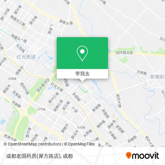 成都老国药房(犀方路店)地图