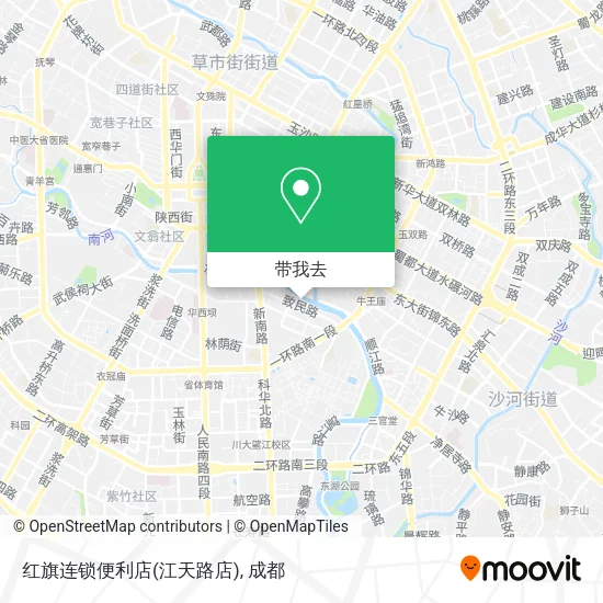 红旗连锁便利店(江天路店)地图