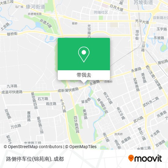 路侧停车位(锦苑南)地图