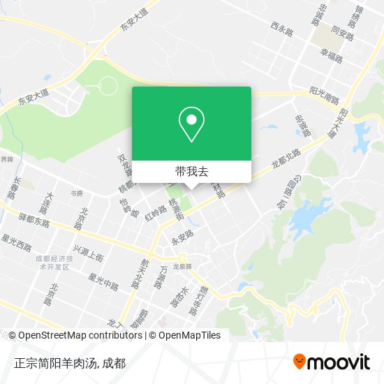 正宗简阳羊肉汤地图