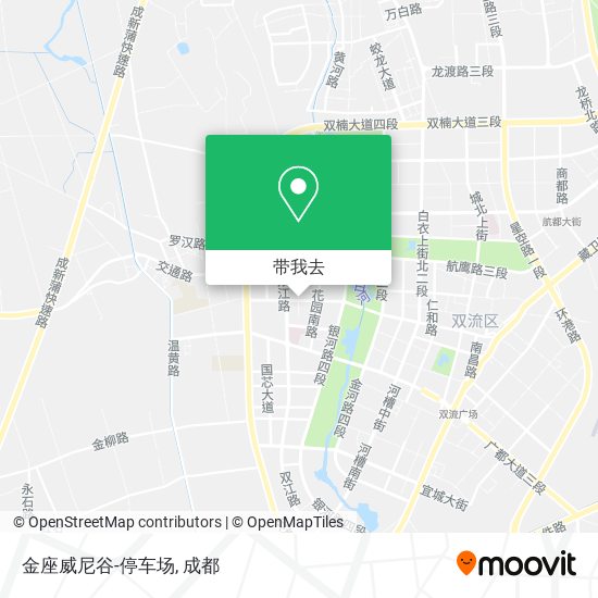 金座威尼谷-停车场地图