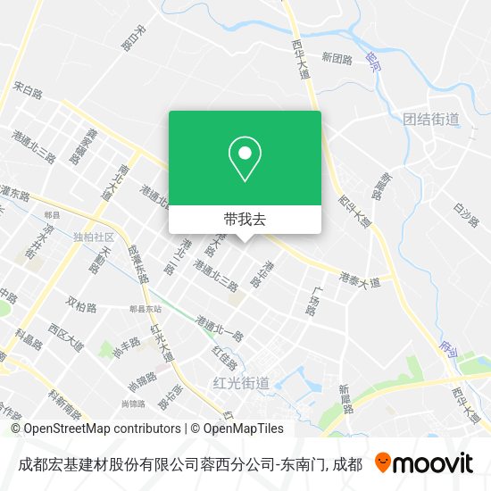成都宏基建材股份有限公司蓉西分公司-东南门地图