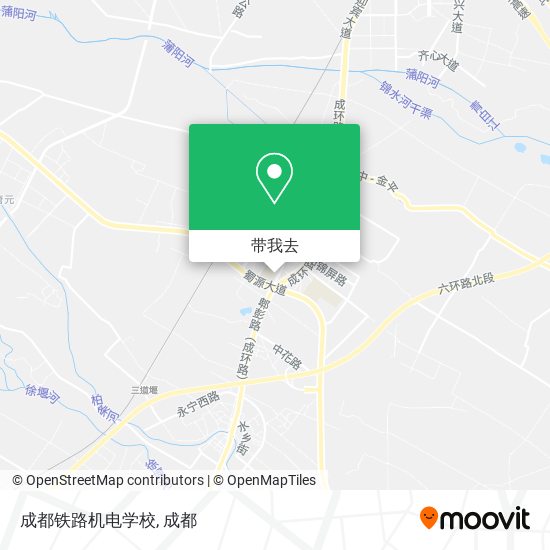 成都铁路机电学校地图