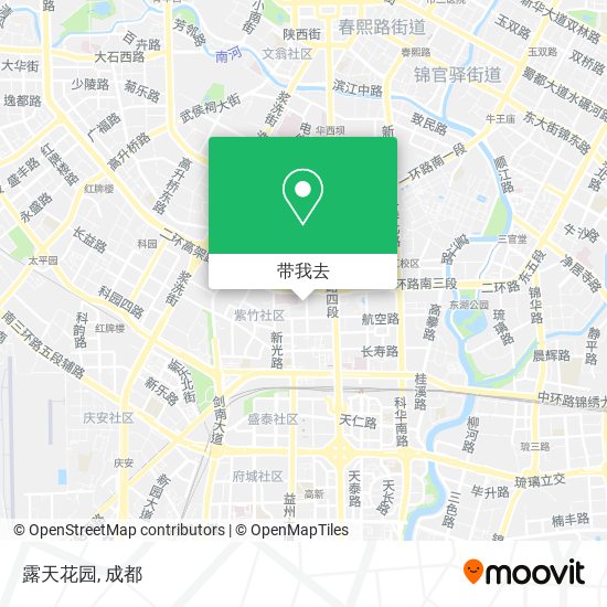 露天花园地图