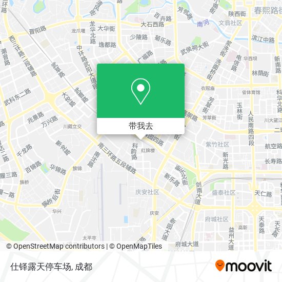 仕铎露天停车场地图