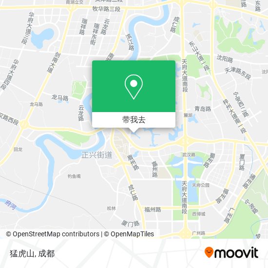 猛虎山地图
