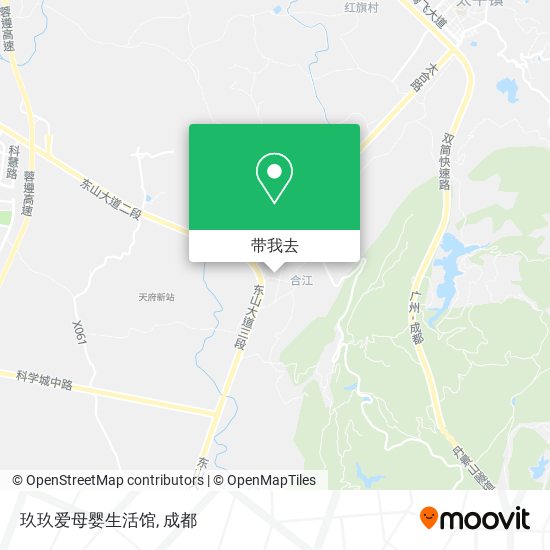 玖玖爱母婴生活馆地图