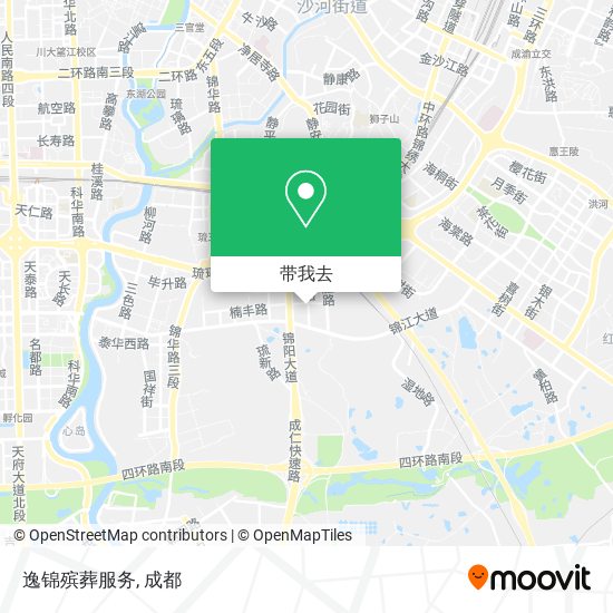 逸锦殡葬服务地图