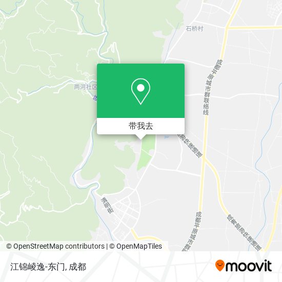 江锦崚逸-东门地图