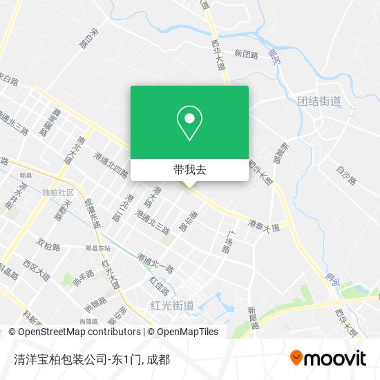 清洋宝柏包装公司-东1门地图
