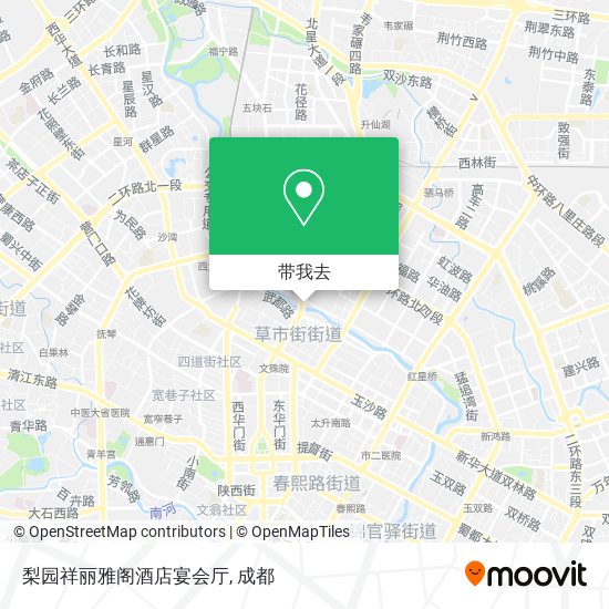 梨园祥丽雅阁酒店宴会厅地图