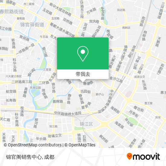 锦官阁销售中心地图