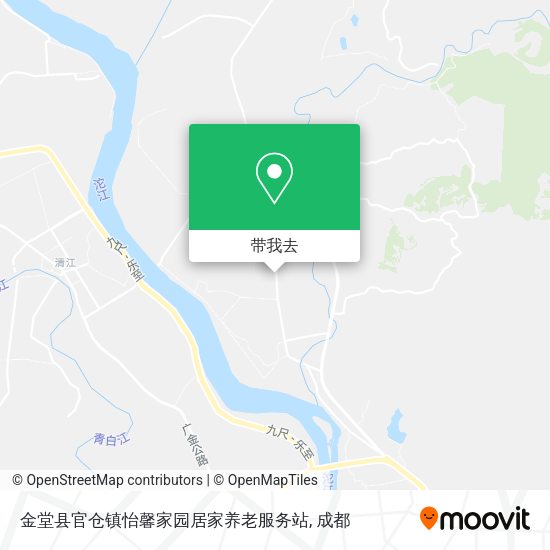 金堂县官仓镇怡馨家园居家养老服务站地图