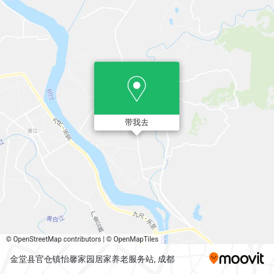 金堂县官仓镇怡馨家园居家养老服务站地图