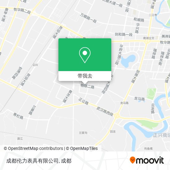 成都伦力表具有限公司地图