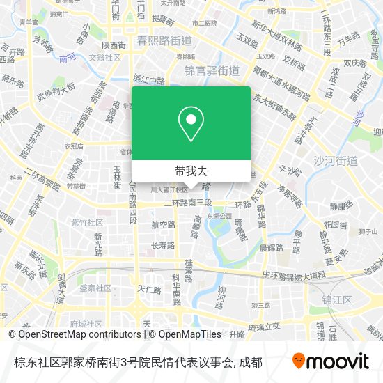 棕东社区郭家桥南街3号院民情代表议事会地图