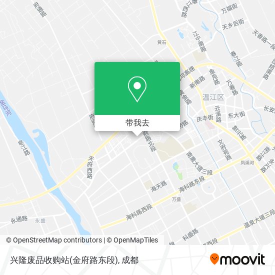 兴隆废品收购站(金府路东段)地图
