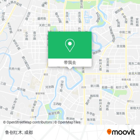 鲁创红木地图
