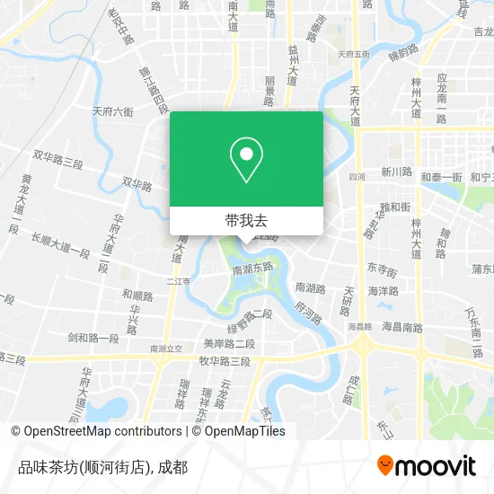品味茶坊(顺河街店)地图