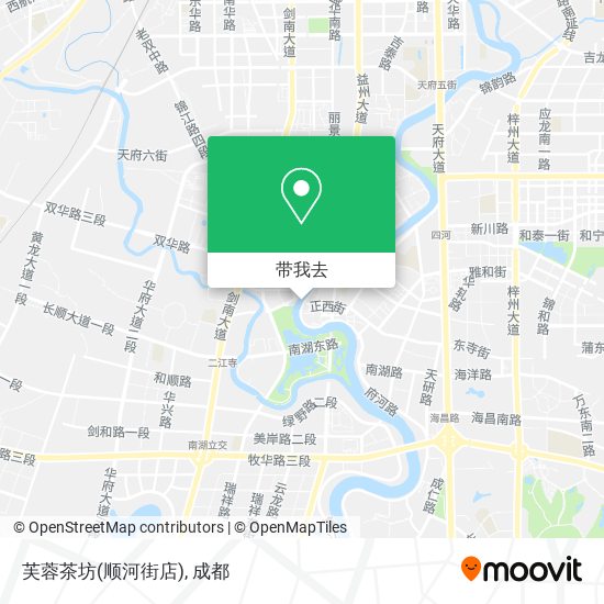 芙蓉茶坊(顺河街店)地图