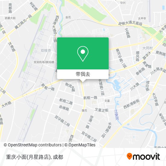 重庆小面(月星路店)地图