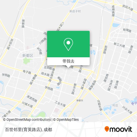百世邻里(育英路店)地图