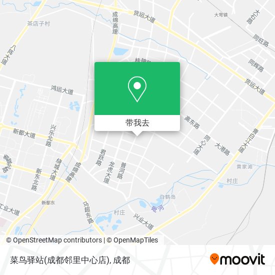 菜鸟驿站(成都邻里中心店)地图