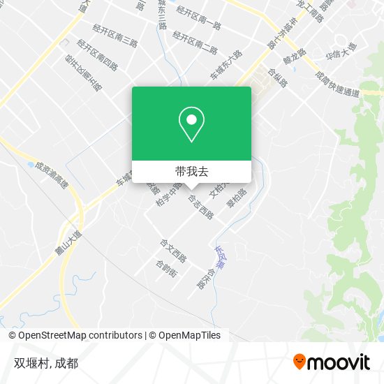 双堰村地图