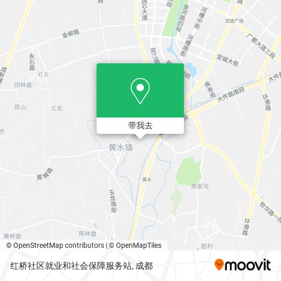 红桥社区就业和社会保障服务站地图