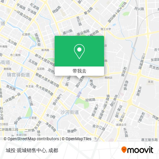城投·观城销售中心地图