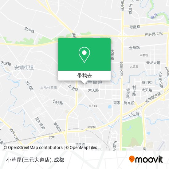 小草屋(三元大道店)地图