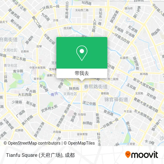Tianfu Square (天府广场)地图