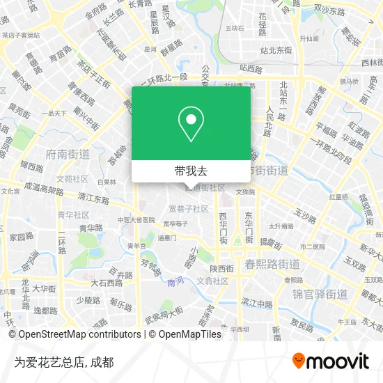 为爱花艺总店地图