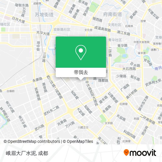 峨眉大厂水泥地图