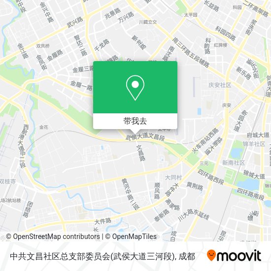中共文昌社区总支部委员会(武侯大道三河段)地图