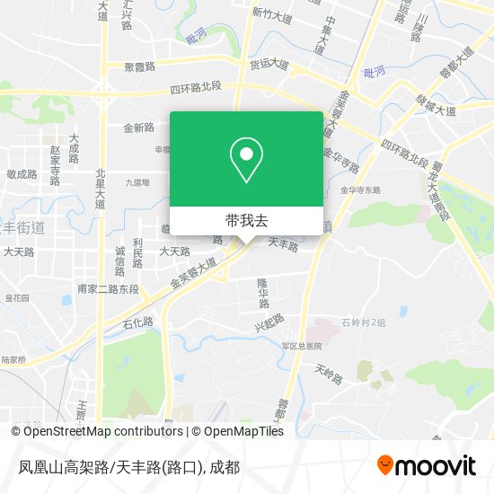 凤凰山高架路/天丰路(路口)地图