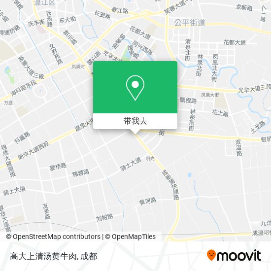 高大上清汤黄牛肉地图