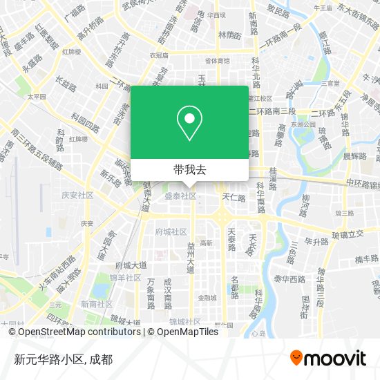 新元华路小区地图