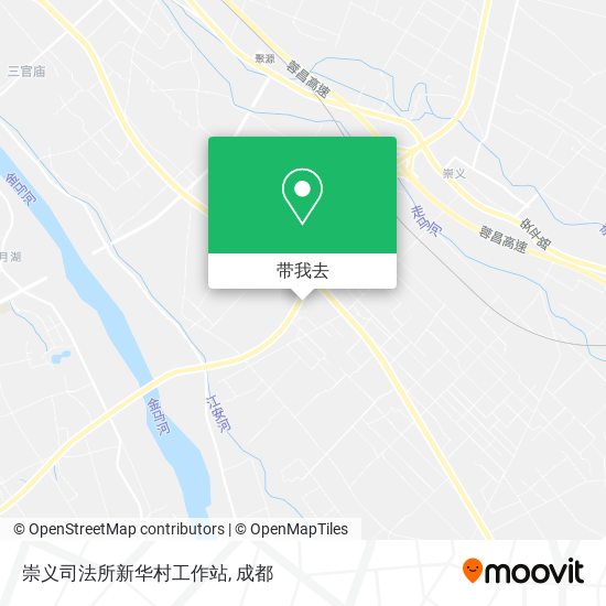 崇义司法所新华村工作站地图