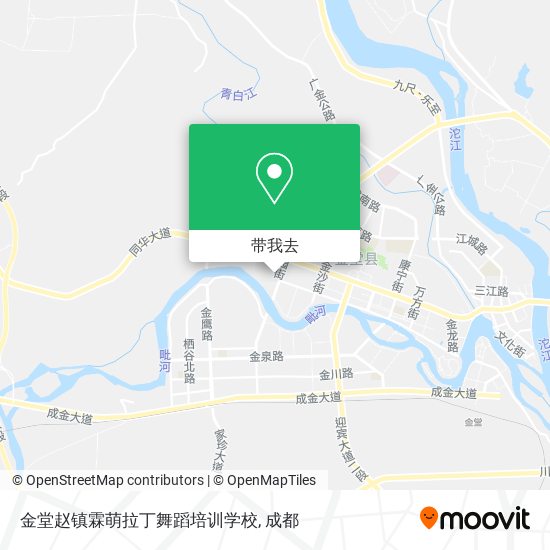 金堂赵镇霖萌拉丁舞蹈培训学校地图