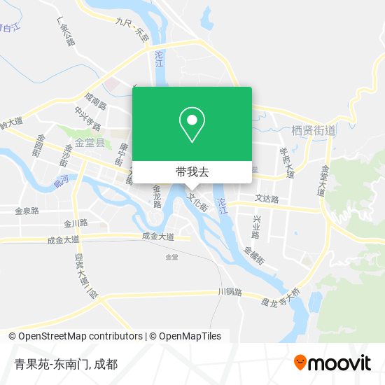 青果苑-东南门地图