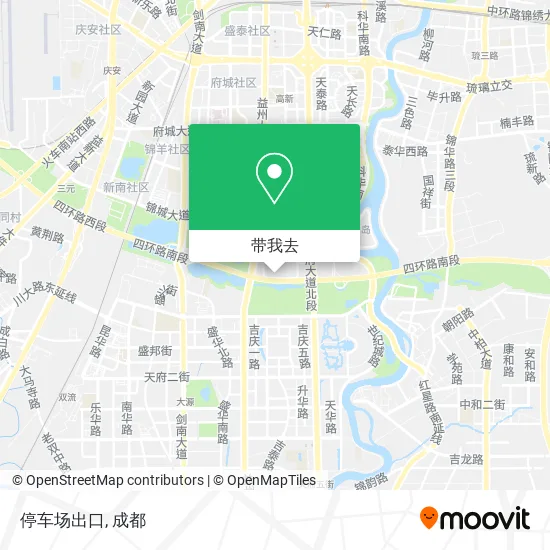 停车场出口地图