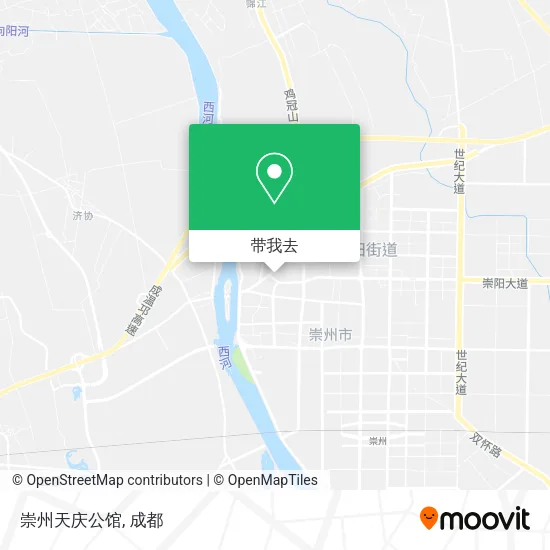 崇州天庆公馆地图