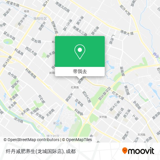 纤丹减肥养生(龙城国际店)地图