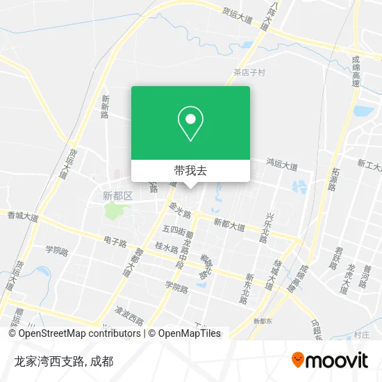 龙家湾西支路地图